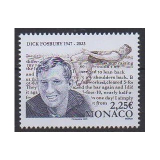 Acheter ce timbre de Monaco de l'année 2026 (Dick Fosbury).