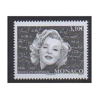 Acheter ce timbre de Monaco de l'année 2026 (Marilyn Monroe).
