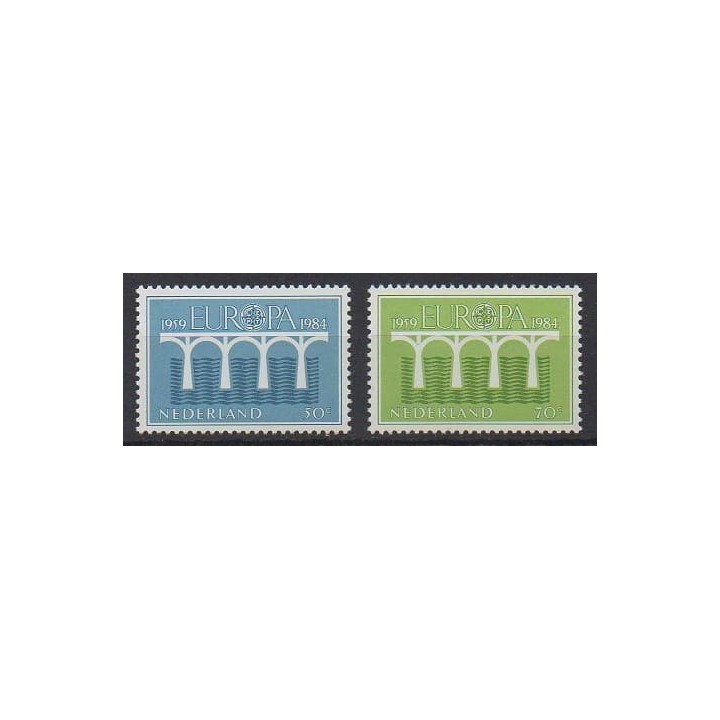 Acheter cette série de timbres des Pays-Bas de l'année 1984 (No 1221/1222).