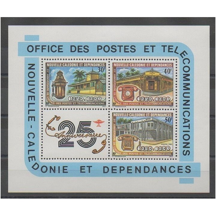 Stamps - New Caledonia - Blocks and sheets - 1983 - Nb BF5 - Science