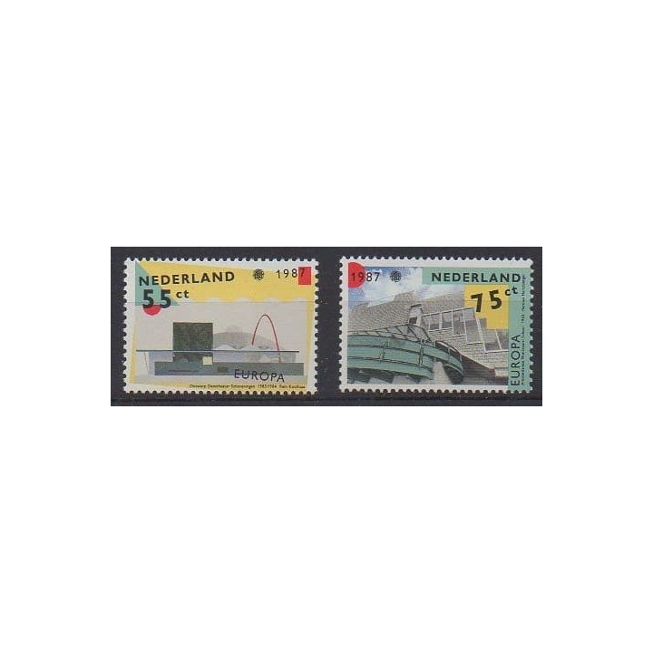 Acheter cette série de timbres des Pays-Bas de l'année 1987 (No 1288/1289).