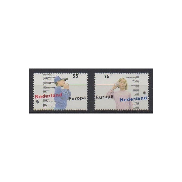 Acheter cette série de timbres des Pays-Bas de l'année 1989 (No 1334/1335).