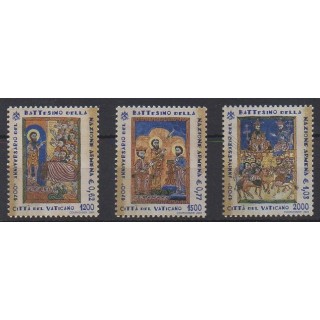 Buy this set of stamps of Vatican of the year 2001 (Nb 1224/1226).