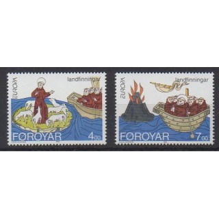 Buy this set of stamps of Faroe Islands of the year 1994 (Nb 254/255).