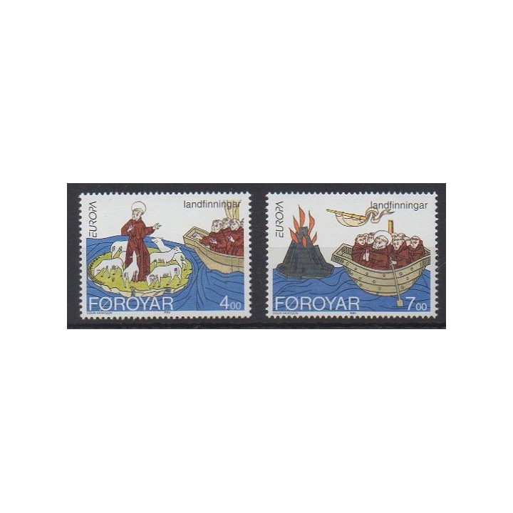 Buy this set of stamps of Faroe Islands of the year 1994 (Nb 254/255).