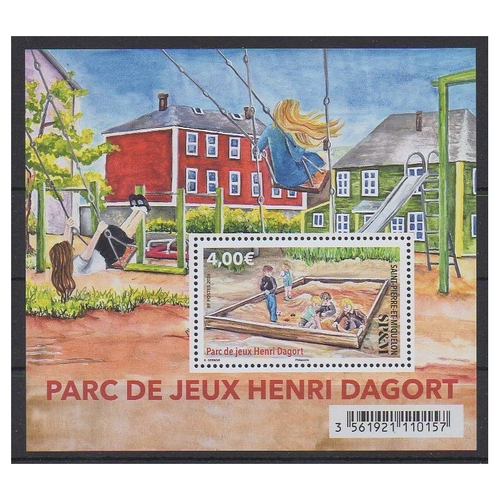 Acheter ce timbre de Saint-Pierre et Miquelon de l'année 2026 (Parc de jeux Henri Dagort).