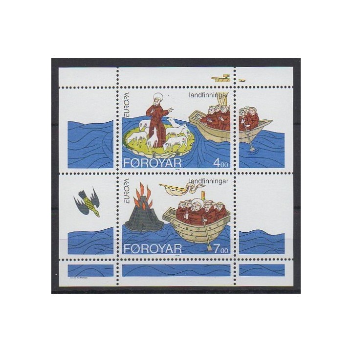 Buy this souvenir sheet  of Faroe Islands of the year 1994 (Nb BF7).