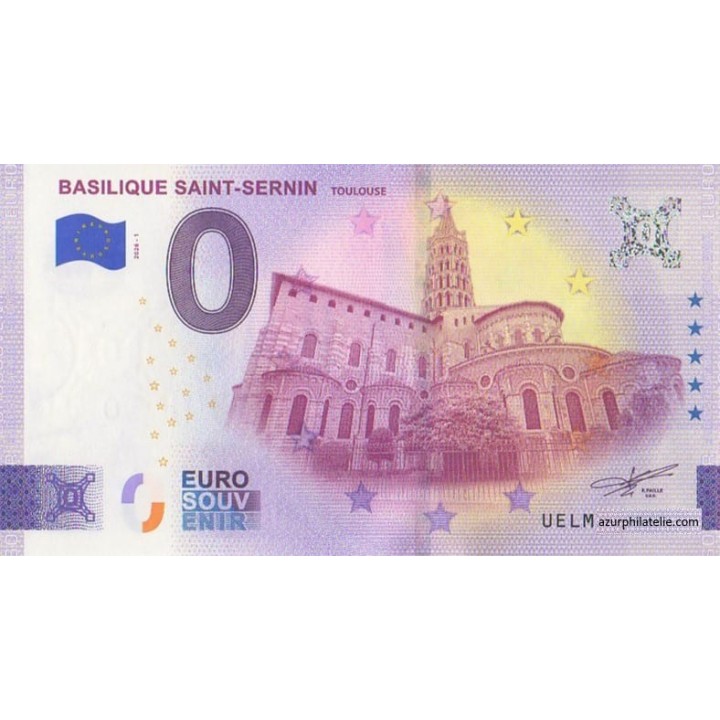 Euro banknote memory - 2026 - Toulouse - Basilique Saint-Sernin - (Haute-Garonne)