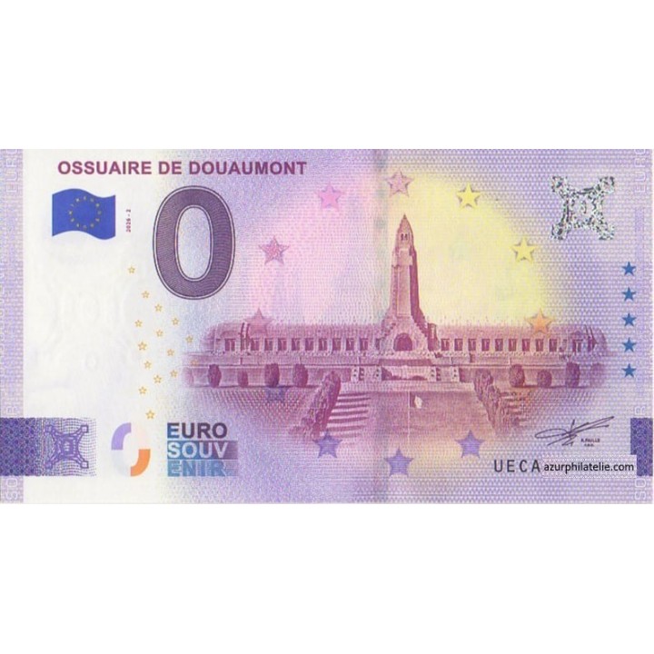 Euro banknote memory - 2026 - Ossuaire de Douaumont - (Meuse)