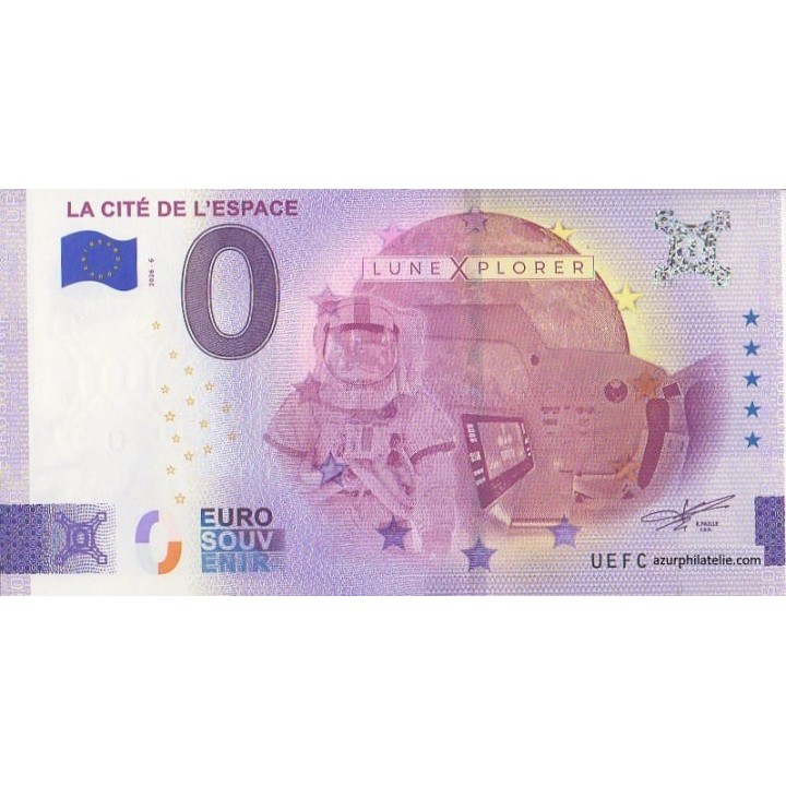 Euro banknote memory - 2026 - La Cite de l'espace - Lunexplorer - (Haute-Garonne)