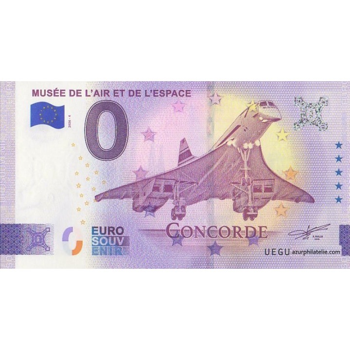 Euro banknote memory - 2026 - Musée de l'air et de l'espace - Concorde - (Seine-St-Denis)