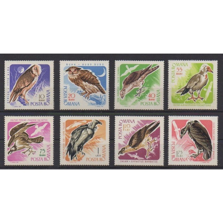 Buy this set of stamps of Romania of the year 1967 (Nb 2278/2285).