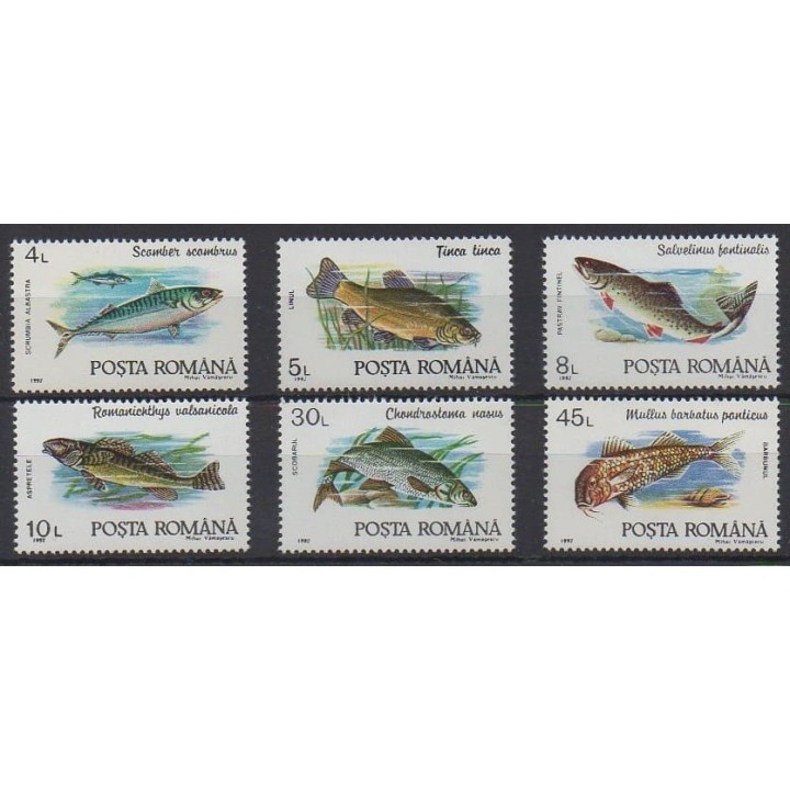 Buy this set of stamps of Romania of the year 1992 (Nb 3991/3996).