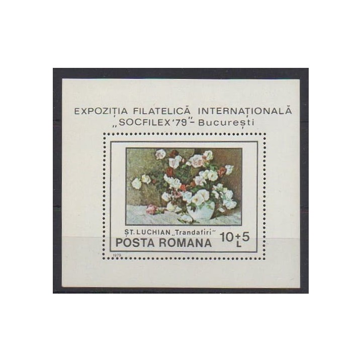 Buy this souvenir sheet  of Romania of the year 1979 (Nb BF136).