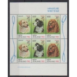 Buy this souvenir sheet  of New Zealand of the year 1982 (Nb BF47).
