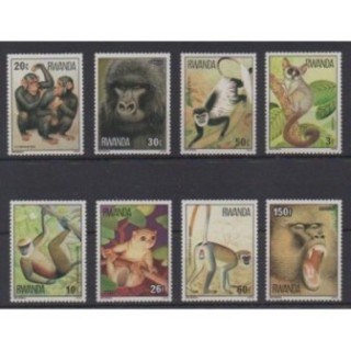 Buy this set of stamps of Rwanda of the year 1978 (Nb 820/827).