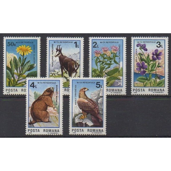 Buy this set of stamps of Romania of the year 1985 (Nb 3599/3604).