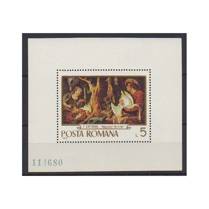 Buy this souvenir sheet  of Romania of the year 1970 (Nb BF79).