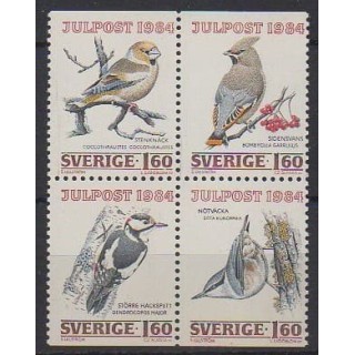 Buy this set of stamps of Sweden of the year 1984 (Nb 1289/1292).