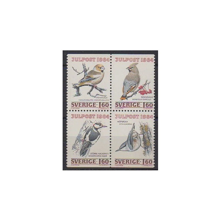 Buy this set of stamps of Sweden of the year 1984 (Nb 1289/1292).