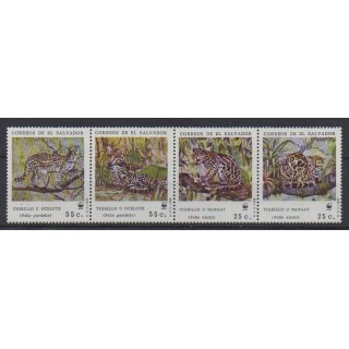 Acheter cette série de timbres du Salvador de l'année 1988 (No 1039/1042).