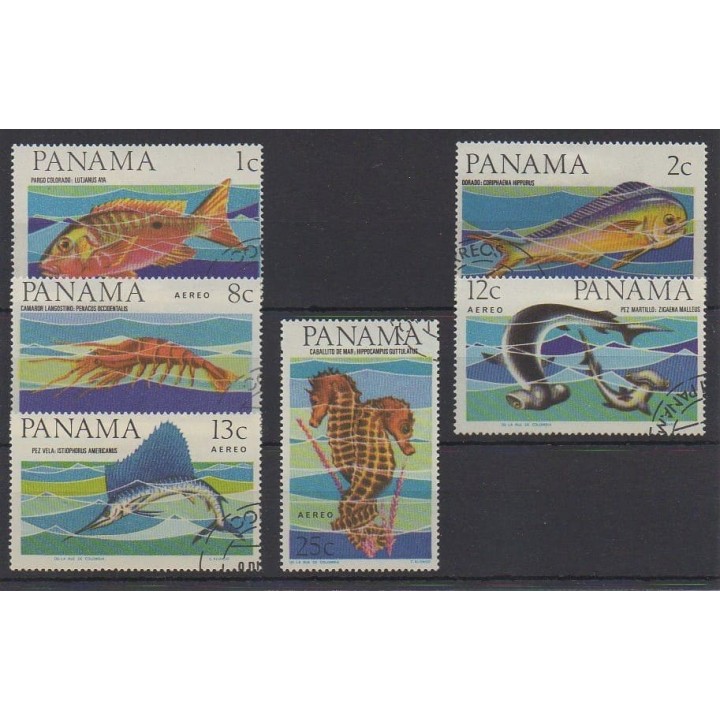 Buy this set of stamps of Panama of the year 1967 (Nb 421/422 - PA370/PA373). - Used
