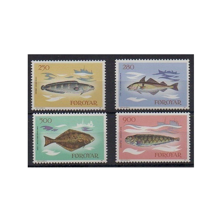 Buy this set of stamps of Faroe Islands of the year 1983 (Nb 80/83).