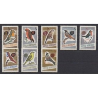 Acheter cette série de timbres de Roumanie de l'année 1966 (No 2211/2218).