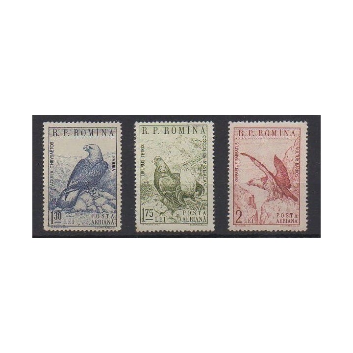 Buy these stamps of Romania of the year 1960 (Nb PA107/PA109). - Mint hinged