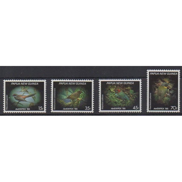 Buy this set of stamps of Papua New Guinea of the year 1986 (Nb 520/523).