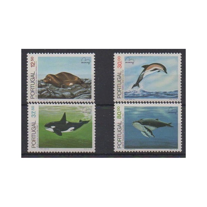 Buy this set of stamps of Portugal of the year 1983 (Nb 1583/1586).