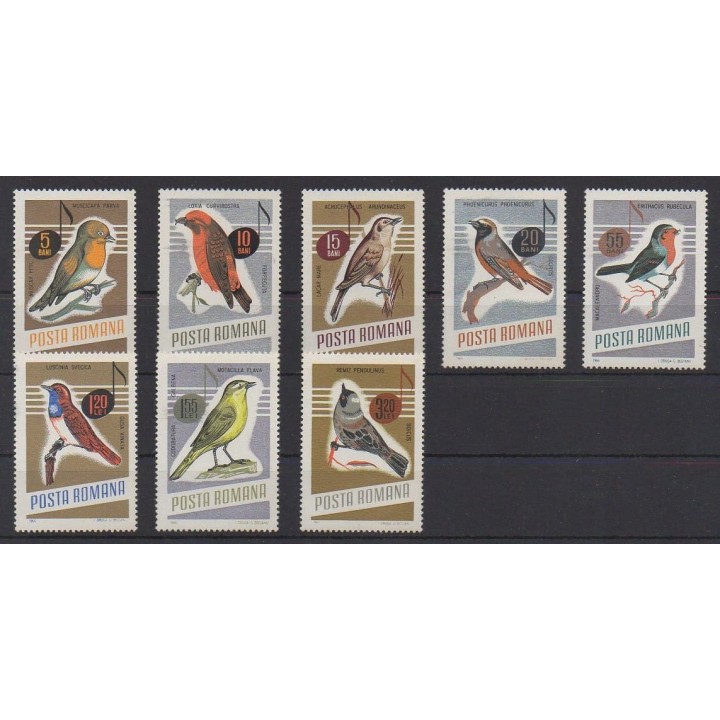 Acheter cette série de timbres de Roumanie de l'année 1966 (No 2211/2218).