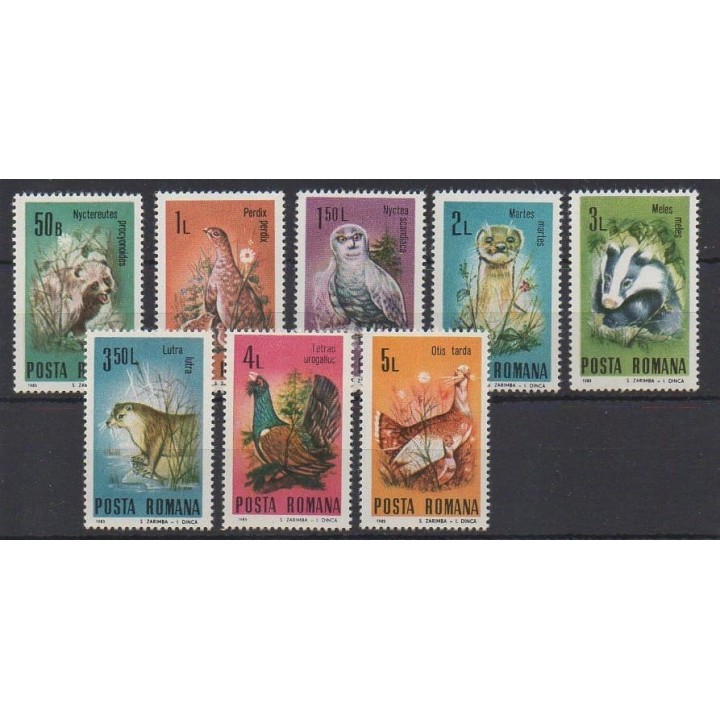 Buy this set of stamps of Romania of the year 1985 (Nb 3563/3570).