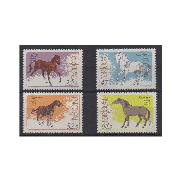 Buy this set of stamps of Portugal of the year 1986 (Nb 1668/1671).