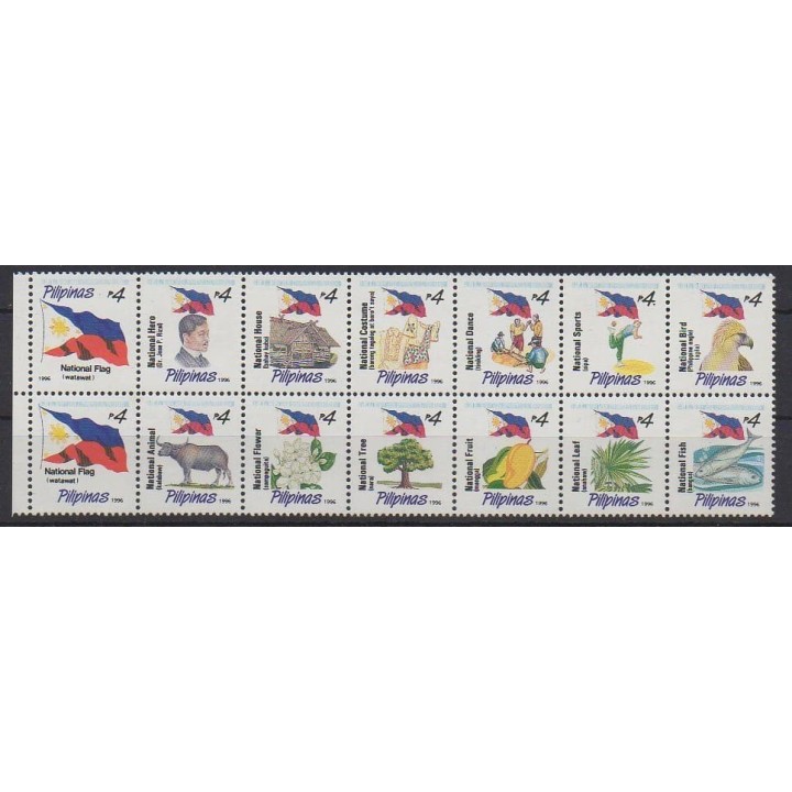 Buy this set of stamps of Philippines of the year 1996 (Nb 2253/2266).