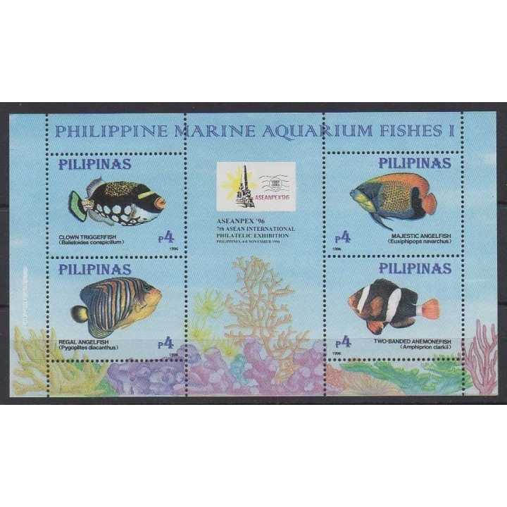 Buy this souvenir sheet  of Philippines of the year 1996 (Nb BF100).