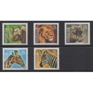 Buy this set of stamps of Southern Rhodesia of the year 1978 (Nb 305/309).