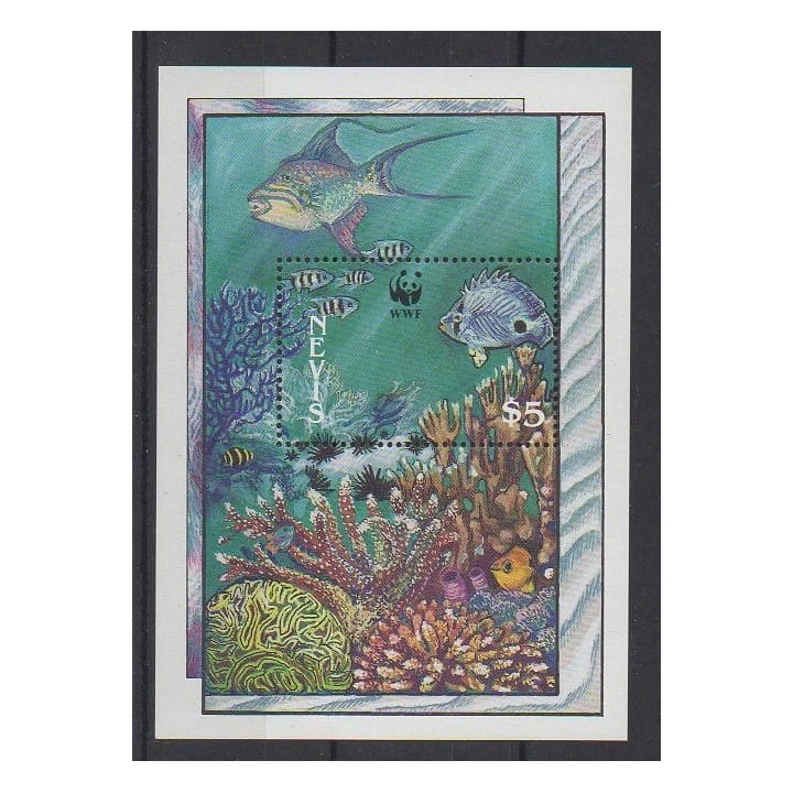 Buy this souvenir sheet  of Nevis of the year 1990 (Nb BF24).