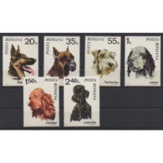 Acheter cette série de timbres de Roumanie de l'année 1971 (No 2586/2591).