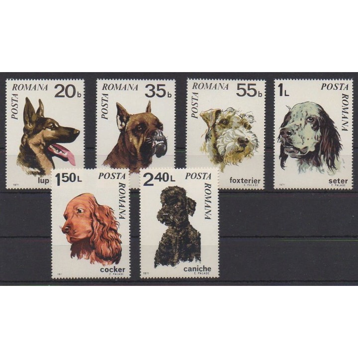 Buy this set of stamps of Romania of the year 1971 (Nb 2586/2591).
