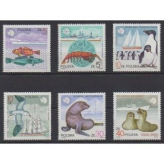 Acheter cette série de timbres de Pologne de l'année 1987 (No 2886/2891).