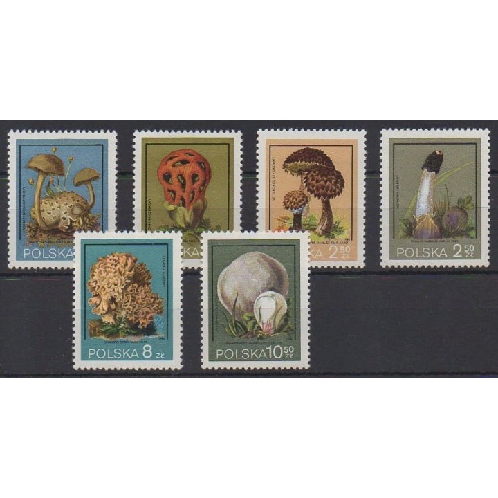 Acheter cette série de timbres de Pologne de l'année 1980 (No 2510/2515).