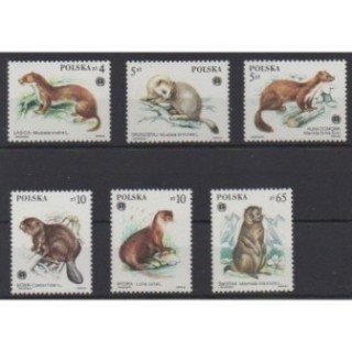 Acheter cette série de timbres de Pologne de l'année 1984 (No 2758/2763).