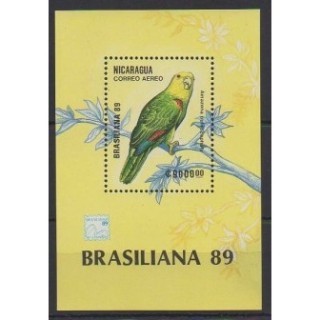 Acheter ce bloc-feuillet du Nicaragua de l'année 1989 (No BF190).