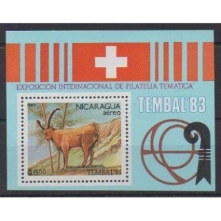 Buy this souvenir sheet  of Nicaragua of the year 1983 (Nb BF158).