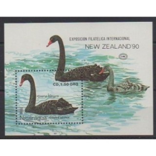 Buy this souvenir sheet  of Nicaragua of the year 1990 (Nb BF199).
