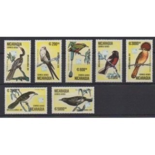 Acheter ces timbres du Nicaragua de l'année 1989 (No PA1286/PA1292).
