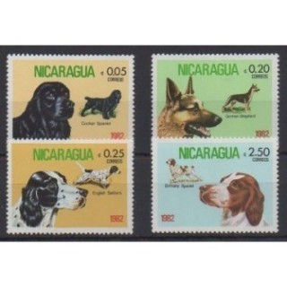 Buy this set of stamps of Nicaragua of the year 1982 (Nb 1189/1192).
