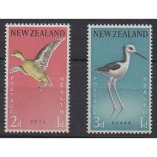 Buy this set of stamps of New Zealand of the year 1959 (Nb 379/380).