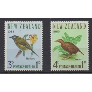Buy this set of stamps of New Zealand of the year 1966 (Nb 438/439).